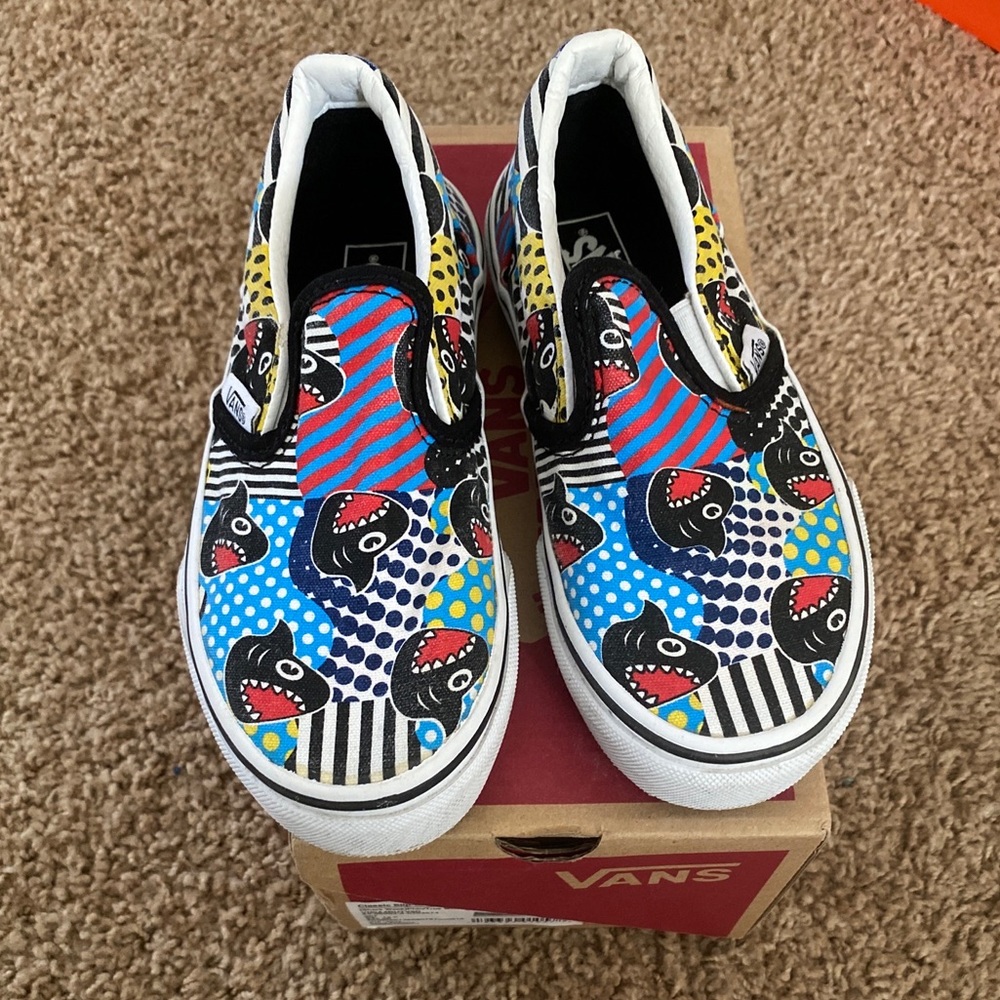 Van Slip on size 12 multicolored